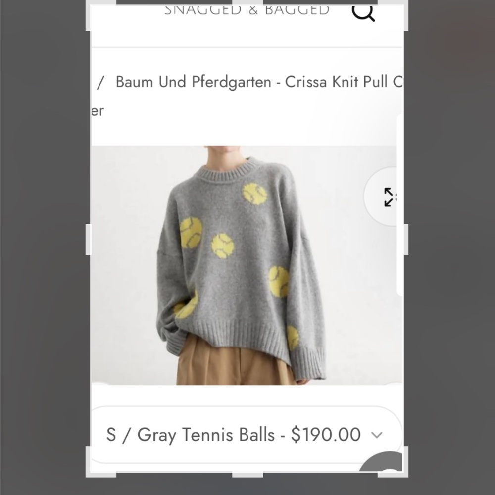 Baum and pferdgarten sweater S